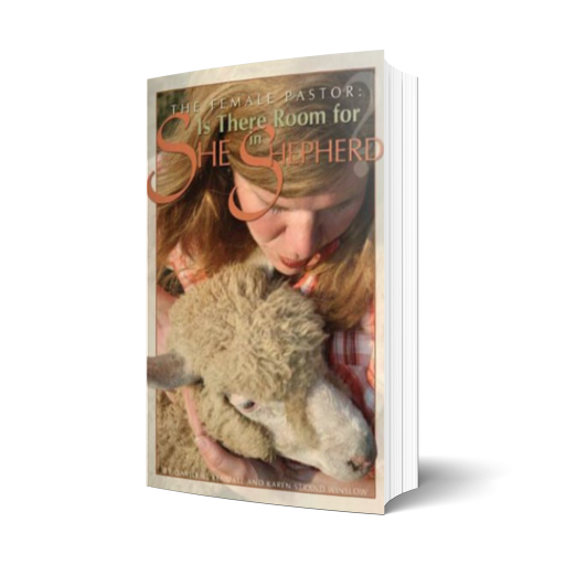 Picture of Book: The Female Pastor. Woman holding sheep.